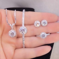 REPLIKA Gabriellejewelry - Giselle Jewelry Set Stainless Steel Gold Plated Diamond Replica