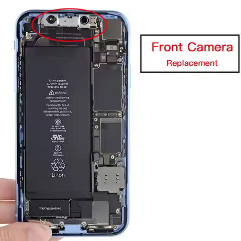 Front Camera With Proximity Sensor Flex Cable For iPhone 6 6P 6S 7 7P 8 Plus X XR XS Max Face Camera
