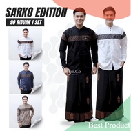 KATUN PREMIUM - Bahlil Set SARKO Sarong and Cottonkoko Latest Premium Muslim Men's Clothing - other 
