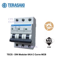 Terasaki 6A 10A 16A 20A 32A 40A 63A 3P Miniature Circuit Breakers MCB