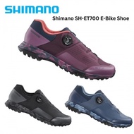 Shimano ET7 ET700 Men Black Blue Plum BOA flat shoe e-biked rated stiff sole Women ORIGINAL