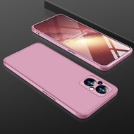 full armor protective case oppo a76/a96 - rosegold oppo a76