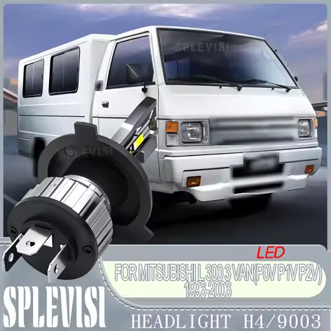 h4/9003 LED Headlight hi/low beam For MITSUBISHI L 300 3 Van(P0V P1V P2V) 1996 1997 1998 1999 2000 2