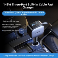 UGREEN | Car Charger with Retractable Cord 60W