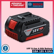 BOSCH GBA 18V 4.0Ah / 2.0Ah 18V Li-Ion 4.0Ah / 2.0Ah Battery / GAL 18V-40 18V Li-Ion 4A Charger