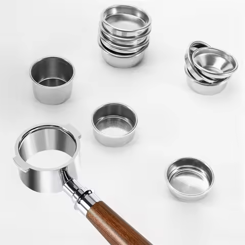 Coffee Filter Basket Replacement 51MM 54mm 58mm Stainless Steel For Bottomless Portafilter Espresso 