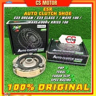 REDLEO ESR AUTO CLUTCH EX5 DREAM WAVE 100 WAVE 100R CLASS 1 ONE TEN AUTO SHOES RACING LINING COMBO