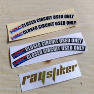 Sticker cutting hrc velg