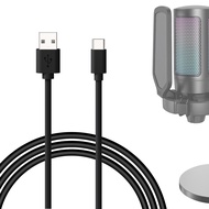 Geekria for Creators Type C to USB A Microphone Cable 6.6 ft / 200 CM Compatible with FIFINE AmpliGa