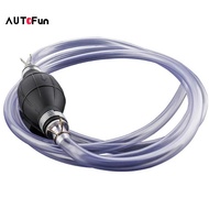 AUTOFun Universal Siphon Hand Pump Portable Manual Car Fuel Transfer Pump for Gas Petrol Diesel Oil