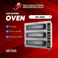 " GAS OVEN DECK RFL-39GD / OVEN GETRA 3 DECK 9 TRAY