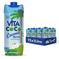 Vita Coco Coconut Water, Pure - Naturally Hydrating Electrolyte Drink - Smart Alternative to Coffee,