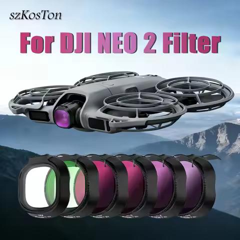 For DJI Neo 2 Drone Filter ND8/ND16/ND32 ND64/ND PL UV CPL Black Soft Lens Filter Set Anti-scratch A