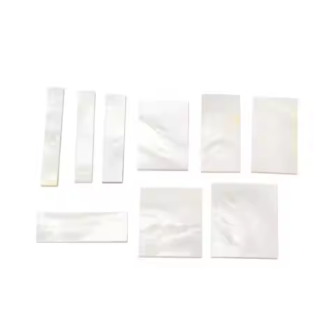 DIY Inlays Material White Mother of Pearl Inlay Blank Stringed Instruments for Guitar Fingerboard Gu