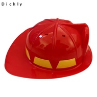 [Dickly] Dr Up Toy Fireman Role Play Tools Plastic Safety Hat Helmet for Kid Red