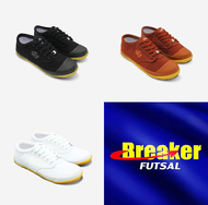 รองเท้านักเรียนสีดำ สีขาว สีน้ำตาล เบรกเกอร์ Breaker BK4P (ฟุตซอล) รองเท้าผ้าใบ รองเท้าลูกเสือ