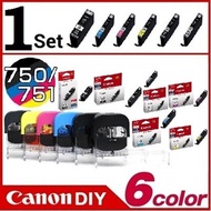 CANON DIYC750/751.  C770/771. C780/781.B.C.M.Y.GY 6COLOR-SET PIXMA