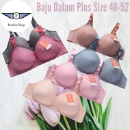 PS Baju Dalam Extra Besar Cup Saiz 4 Cakut 46-52 DE Extra Plus Big Size Bra non wired with 4 hook co