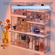 Stackable Transparent Perfume Organizer With Light Dust Proof Acrylic Display Rack Toys Storage Box 