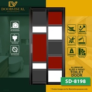 Slide and Swing Toilet Door asstl27