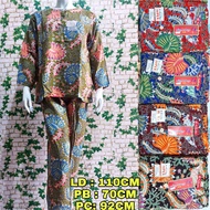 Setelan Celana Panjang lengan panjang Kencana Ungu Busui