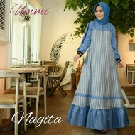 NAGITA dress Jn latest muslim gamis trustworthy fashion
