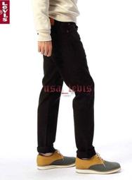 【起毛保暖28-38腰】美國 日本版LEVIS 511 Moleskin 黑色彈性修身窄管麂皮質感牛仔褲休閒褲工作長褲