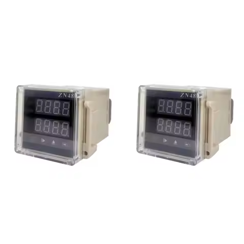 ABLK 2X ZN48 Series Digital Time Relay Counter 220VAC Multifunction Time Countroller Revolution Coun