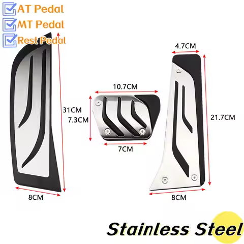 RHD Footrest Pedal Pad Cover for BMW F20 F30 F31 316i 320i 328i 1 3 4 Series Sport Gas Brake Foot Pe