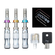[LIS1] Tubular Lock Pick Set with Transparent Practice Locksmith Tools Picking Kit for Beginners Pro