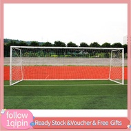 1qipin.my GLOGLOW Soccer Goal Net  Replacement Football Post Netting for Training Practice Match Ora