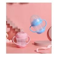 SOFT SPOUT with handle Baby Drinking Cup Baby Sippy Cup 160ml BPA FREE Material Baby Water Bottle Botol Minum Air Baby 160ml Baby Feeding Cup with Straw Children Learning Drinking Bottle Kids Training Cup with Straw