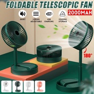 2022 NEW Adjustable Mini Fan Kipas Small Cooling Handy Desk Home Office Table Battery USB Rechargeab