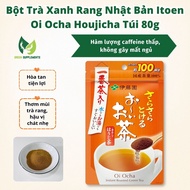 Bột Trà Xanh Rang Nhật Bản Itoen Oi Ocha Houjicha Túi 80g Pha Uống Liền Tiện Lợi