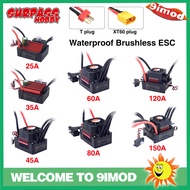 SURPASSHOBBY ESC 150A 80A 120A 25A 35A 45A 60A Waterproof Electric Speed Controller for 1/8 1/10 1/1