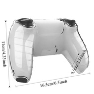 Suitable for PS5/PS5 PRO/PS5 Slim controller case, transparent controller protective case