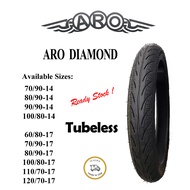Paling Murah Special Maxxis 3D Diamond Pattern ARO TYRE Tubeless Tire Motorcycle Size 14 Scooters 7