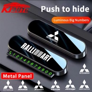 Car Phone Number Card Temporary Parking Card Plate Can Be Hidden Telephone Number with 5 Sets of Num