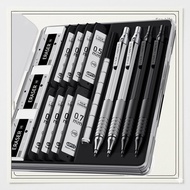 Four Candies Metal Mechanical Pencil Set of 4 0.5 & 0.7 mm Mechanical Pencil 480 HB Refills Eraser w