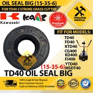 TD40 Oil Seal BIG 15-35-6 for Kawasaki 2 stroke TD40 Grass Cutter Automobile Interior Accessories
