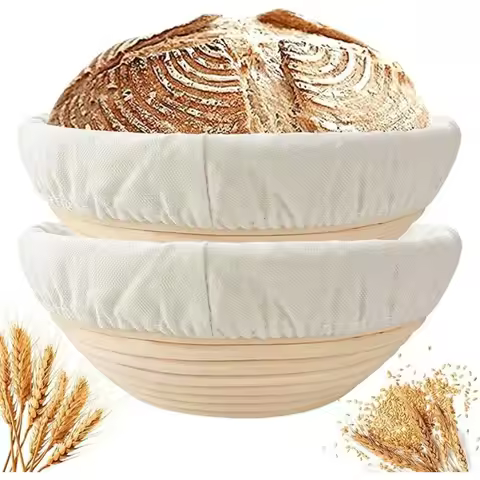Bread Fermentation Basket PP Dough Proofing Basket Bread Fermentation Baking Pastry Making Home Kitc
