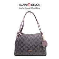 Alain Delon Ladies Classic Logo Monogram Shoulder Bag AHB1245FM3NK2