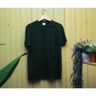 t-shirt kosong (BOTTLE GREEN/ HIJAU) 👕 t-shirt murah viral 👕