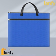 LANFY A3 Portable File Bag, Oxford Cloth Zipper A3 File Bag, Durable File Organizer Waterproof A3 Do