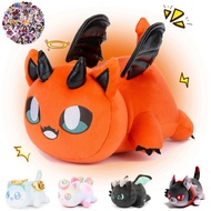 KOWSI 61-PCS - 11-inches Demon Cat Plush + 60-Sticker - Meemaows Popular Cat Plush Collection - 100%