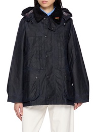 BARBOUR X LEVI'S OVERSIZED BEDALE WAXED COTTON JACKET