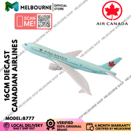 Air Canada B777  Canadian Airlines Passenger Airplane Aircraft Die Cast Plane 16cm