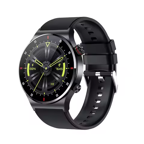 QW33 1.28 Inches Smartwatch IP67 Waterproof Sports Watch BT5.1 Intelligent Watch Fitness Tracker Wat