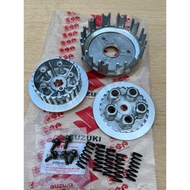 ALUMINUM BOWL FOR CLUTCH HOUSING AND 4-FOOT + COMPLETE CLUTCH PIR BOLT SATRIA 2-STROKE HIU DUMBA LSC