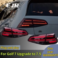 Car Tail Lights for Golf 7 2013-2017 Upgrade to Golf 7.5 Rear Fog Brake Turn Signal Tail Lamp Automo